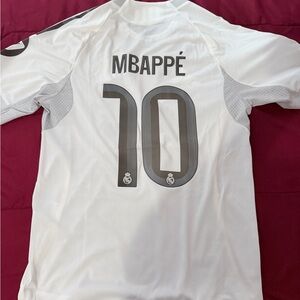 adidas White and Gray Soccer Jersey